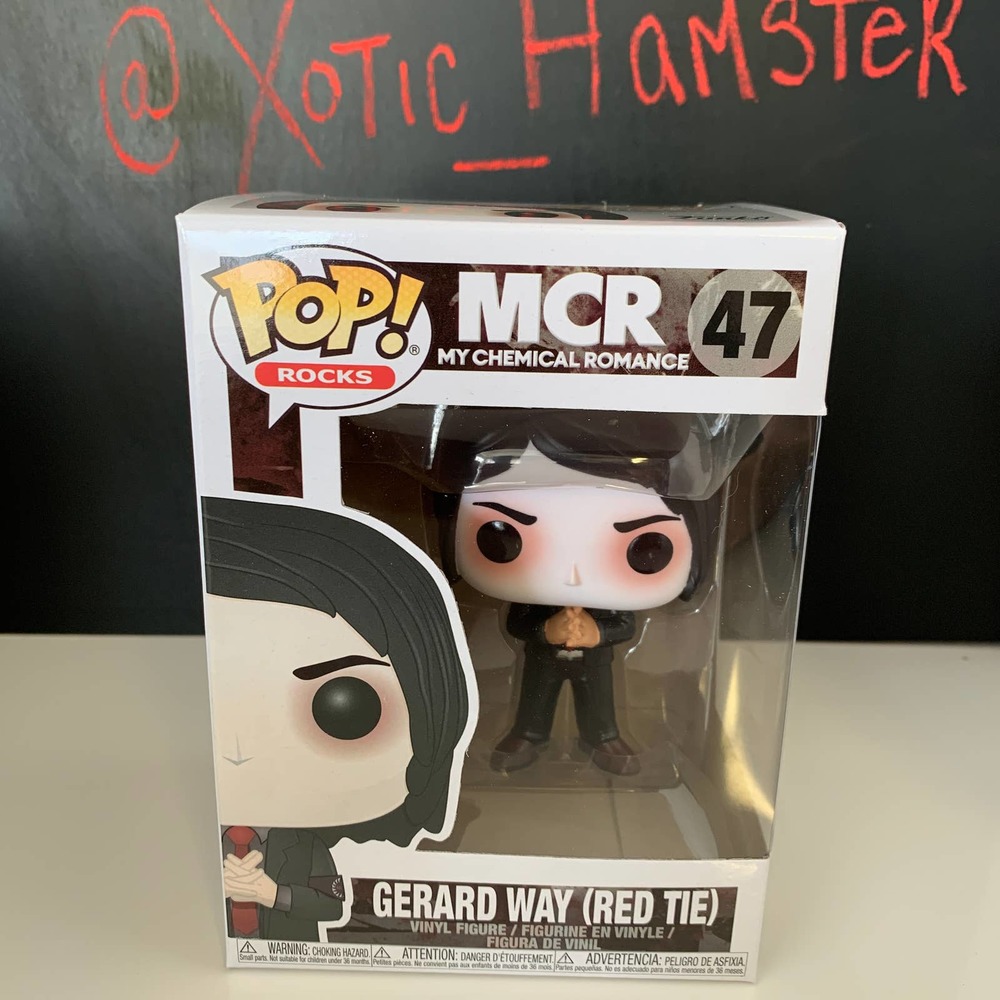 Funko Pop Rocks My Chemical Romance MCR Gerard Way Red Tie Vaulted